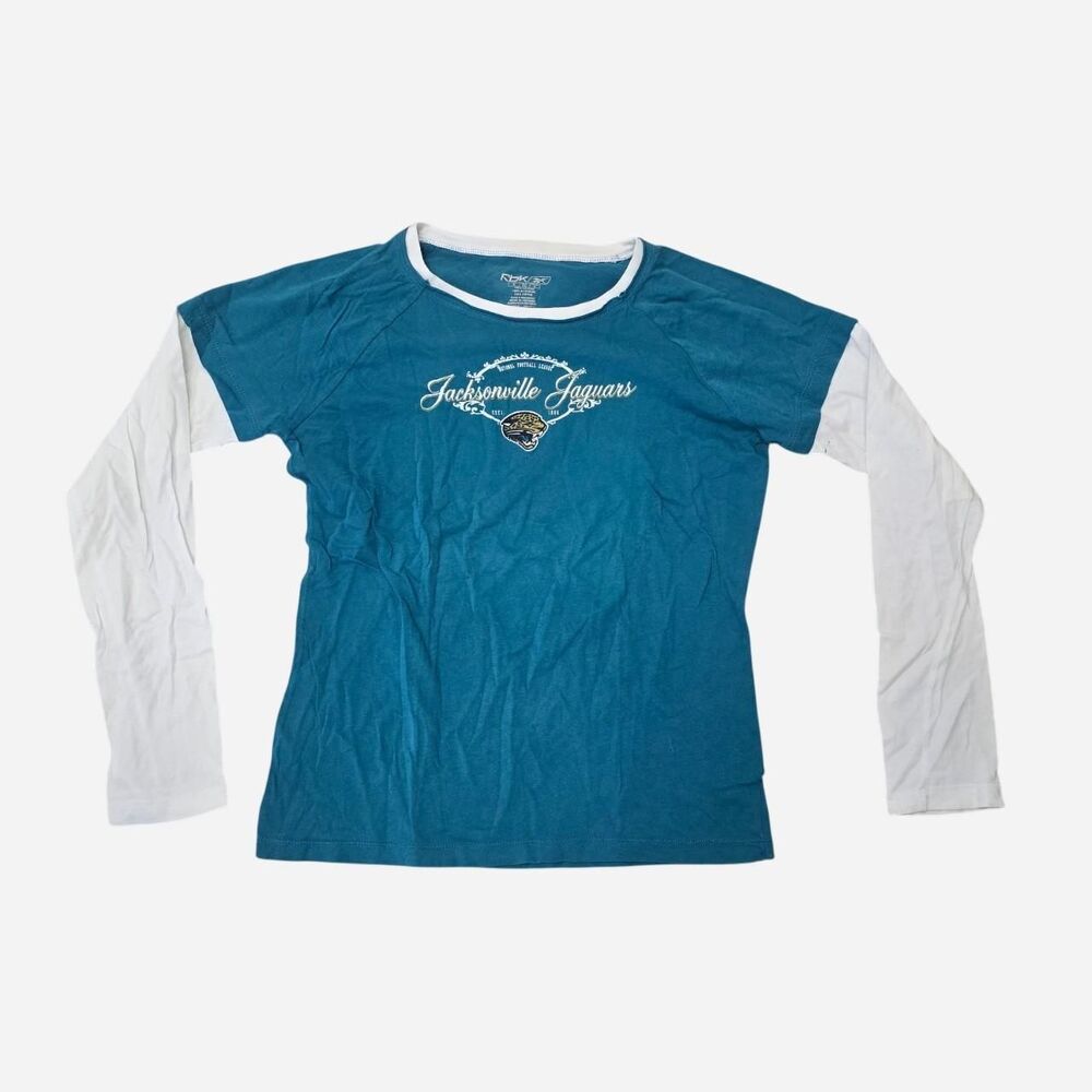 Reebok Jacksonville Jaguars Women's Size S long sleeve cotton shirt Y2K football